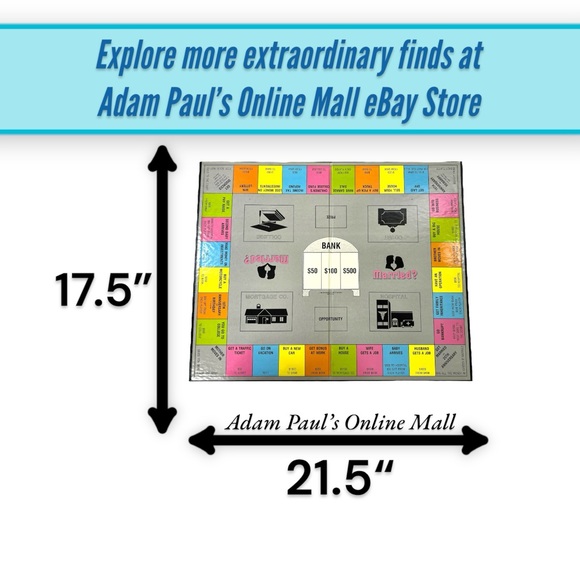 VERY RARE 1980s-90s: Married? "The Game Of Marriage and Money" Board Game NOS - Picture 3 of 16